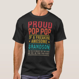 Camiseta Hombres Orgullosos Pop De Un Abuelo Pop Abuelo De 