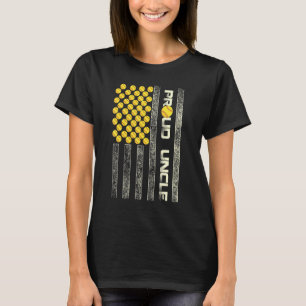 Camiseta Hombres Orgullosos Tío Americano Bandera Deportiva