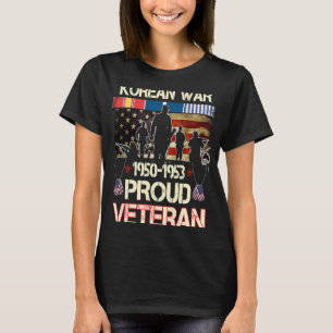 Camiseta Hombres orgullosos veteranos de guerra coreanos pa