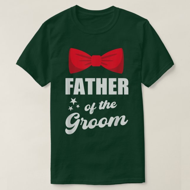 Camiseta Hombres padre de la Boda Groom Bachelor casada (Diseño del anverso)