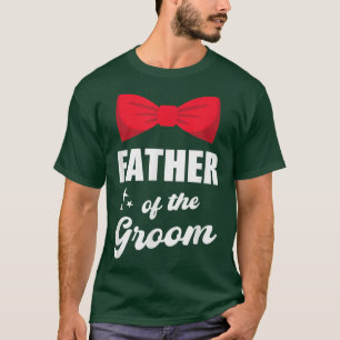 Camiseta Hombres padre de la Boda Groom Bachelor casada