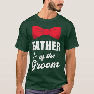 Camiseta Hombres padre de la Boda Groom Bachelor casada