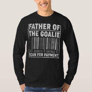 Camiseta Hombres Padre Del Arquero Buscan Hockey De Pago