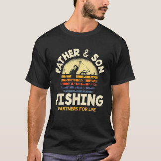 Camiseta Hombres, Padre E Hijo, Socios De Pesca Para Life R
