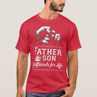 Camiseta Hombres Padre Hijo Amigos Puño Bromear A Papá Padr