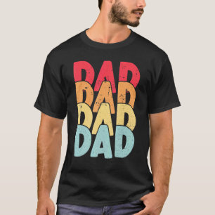 Camiseta Hombres Padre Mejor Papá Hombres Vintage Hijos
