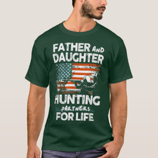 Camiseta Hombres Padre y Hijas Cazadores Asociados para la