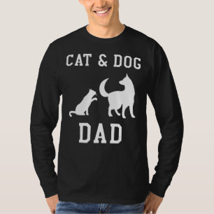 Camiseta Hombres Padres Animales Día Paw Amor Gato Gato Gat