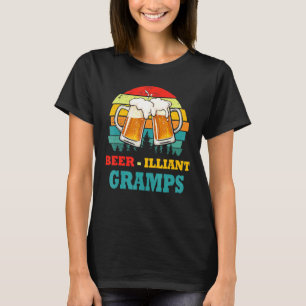Camiseta Hombres Padres Día Cerveza Illiant Gramps Bebe