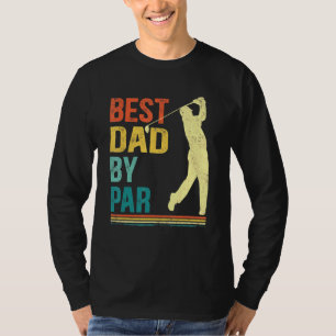 Camiseta Hombres Padres Día Mejor Papá Por Par Golf Para Pa
