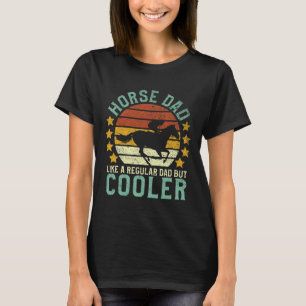 Camiseta Hombres Padres ecuestres montados a caballo