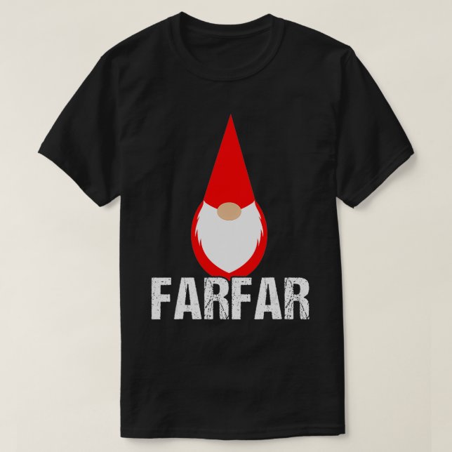 Camiseta Hombres Padres Suecos Noruegos Día de Farfar Abuel (Diseño del anverso)