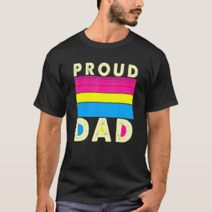 Camiseta Hombres Pansexual Orgullo Papá Orgulloso Pansexual