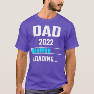 Camiseta Hombres Papá 2022 Cargando Pronto Para Ser Papi Em