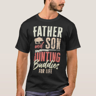 Camiseta Hombres Papá Cazan Padre Cazando Budistas