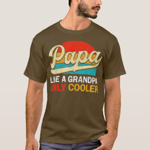 Camiseta Hombres PAPA como un abuelo sólo genial, Funny dad