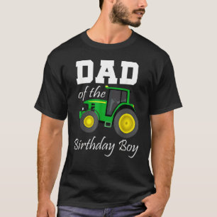 Camiseta Hombres Papá De Birthday Tractor Farmer Tract