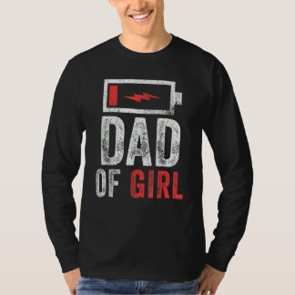 Camiseta Hombres papá de Chica del nacimiento del día de su