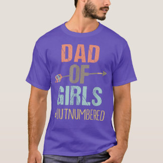 Camiseta Hombres papá de Chicas supera en número al Día del