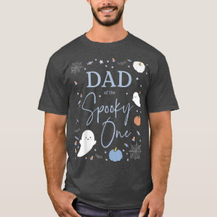 Camiseta Hombres papá de espeluznante niño azul de primer c