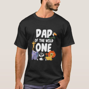 Camiseta Hombres Papá De Lo Salvaje Un Zoológico Tema Jungl