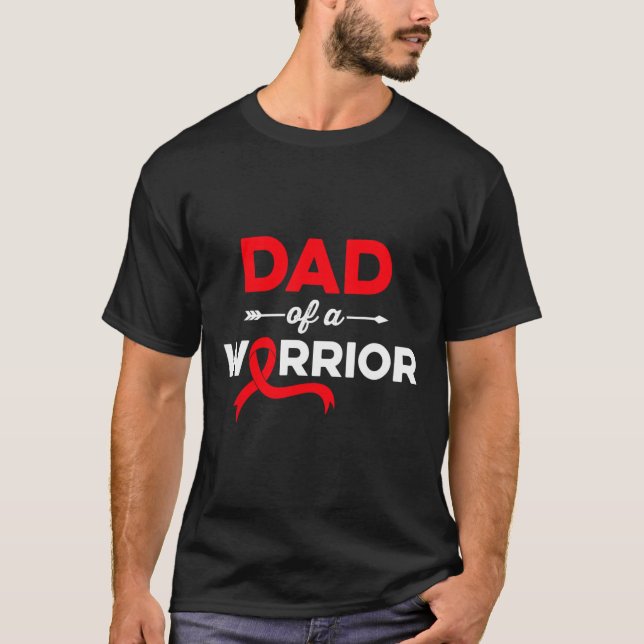 Camiseta Hombres Papá de un Ca de Sangre de la Familia Guer (Anverso)
