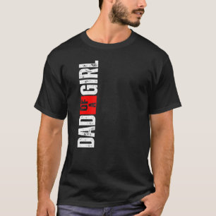 Camiseta Hombres Papá De Un Chica 1