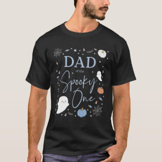 Camiseta Hombres Papá De Un Espeluznante Niño Azul De Prime
