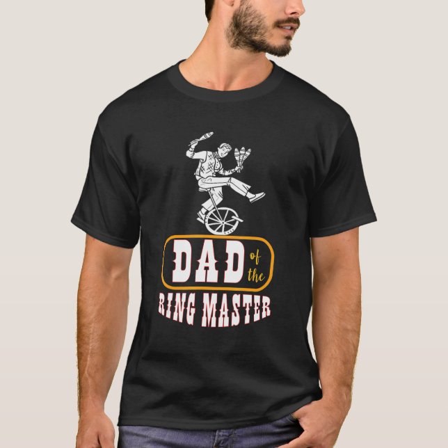 Camiseta Hombres Papá Del Maestro Del Anillo, Perforador Bi (Anverso)