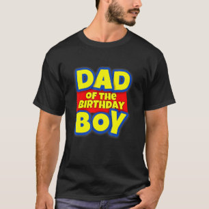 Camiseta Hombres Papá Del Niño Del Cumpleaños Del Juguete