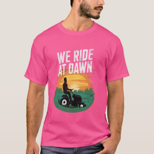 Camiseta Hombres Papá Divertido Cuidado del césped Cortar c