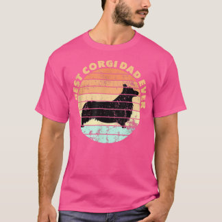 Camiseta Hombres Papá Dueño Del Perro Mejor Corgi Papá Que