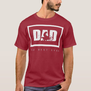 Camiseta Hombres Papá El Mejor Motocross Dad La Bicicleta D