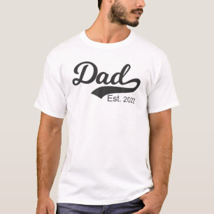 Camiseta Hombres Papá Este. 2022: Divertido anuncio de emb
