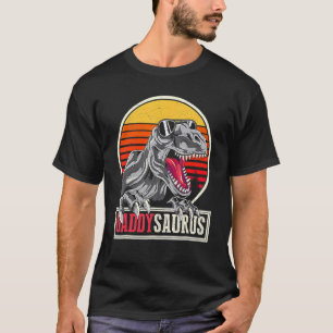 Camiseta Hombres Papá Familia Dinosaurios Papá Idea Daddysa