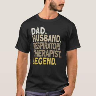 Camiseta Hombres Papá Marido Terapia Respiratoria