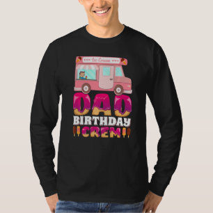 Camiseta Hombres Papá Noel Crema de Hielo Camión Papá Padre