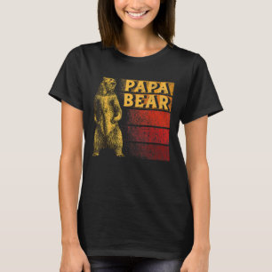 Camiseta Hombres Papa Oren T Shirny Funny Fathers Day Vinta