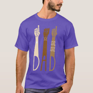 Camiseta Hombres Papá Orgullo Sordo Día de los Padres Papá