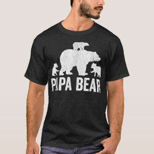 Camiseta Hombres papá oso padre día de papá, divertido 3 ca