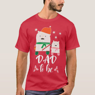 Camiseta Hombres Papá Para Ser Navidades De Oso Polar Baby 