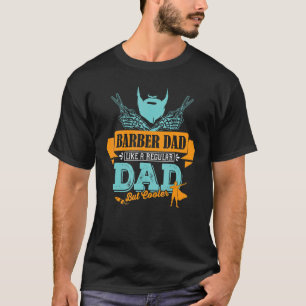 Camiseta Hombres Papá Peluquería Barbería De Peluquería Ade
