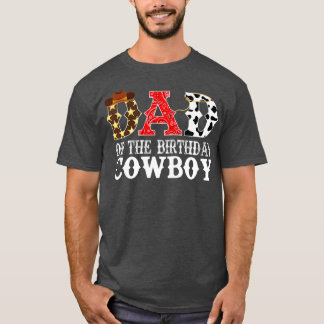 Camiseta Hombres Papá Primer Noel Vaquero Rodeo Occidental