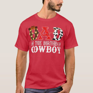 Camiseta Hombres Papá Primer Noel Vaquero Rodeo Occidental