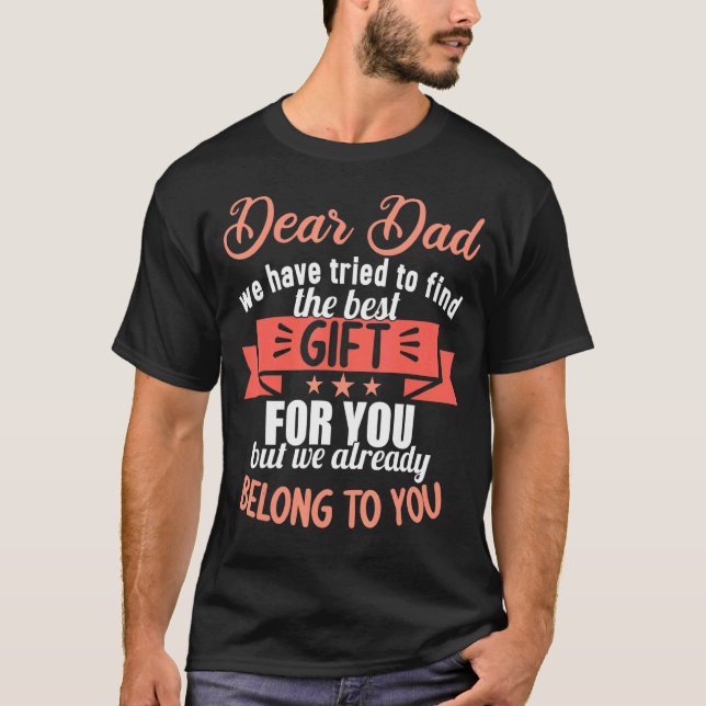 Camiseta Hombres Papá Que Hemos Intentado Encontrar La Gras (Anverso)
