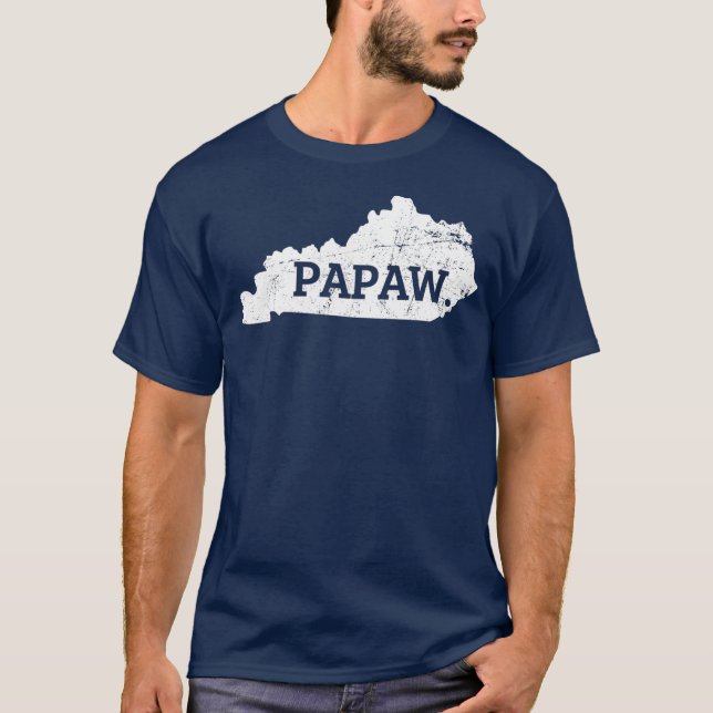 Camiseta Hombres Papaw T Kentucky T Kentucky Abuelo (Anverso)