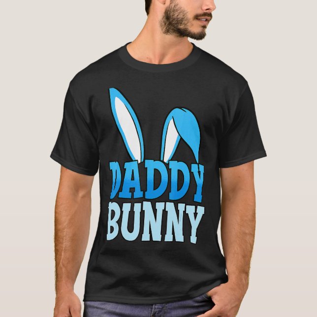 Camiseta Hombres Papi Bunny Cute Costume Papá Matar Familia (Anverso)