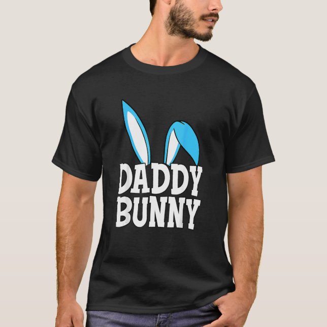 Camiseta Hombres Papi Bunny Cute Costume Papá Matar Familia (Anverso)