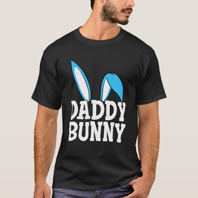 Camiseta Hombres Papi Bunny Cute Costume Papá Matar Familia (Anverso)