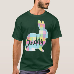 Camiseta Hombres Papi Conejo Pastel Pastel Pastel Padre Pap